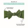 Copper Pearl Baby Bows: Soft and Stretchy Headbands for Baby Girls, Newborn and Toddler Hair Bows and Accessories, Stylish Bow Headband, Noah view 2