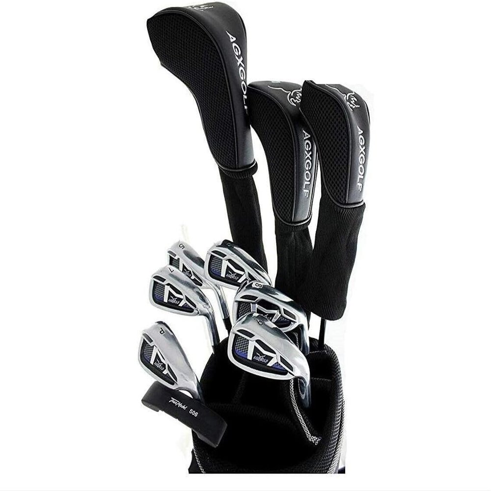 AGXGOLF Senior Men's Cadet Length (Minus 1 inch) Magnum XL Edition Complete Golf Club Set w/460cc Driver, 3 Wood, #3 Hybrid, 5-9 Irons, Wedge: Right Hand: US Built