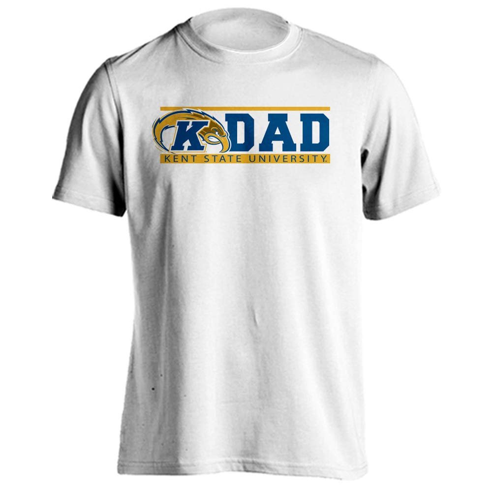 Sport Your Gear Kent State Golden Flashes Proud Parent Dad T-Shirt (White, 3XL)