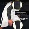 HOPEFORTH 2PCS Elbow Sleeve Padded Compression Arm Forearm Guard Sports Shooter Sleeves Protective Pads Support for Football Basketball Volleyball Baseball Softball Tennis Cycling Outdoor view 3