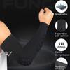 HOPEFORTH 2PCS Elbow Sleeve Padded Compression Arm Forearm Guard Sports Shooter Sleeves Protective Pads Support for Football Basketball Volleyball Baseball Softball Tennis Cycling Outdoor view 4