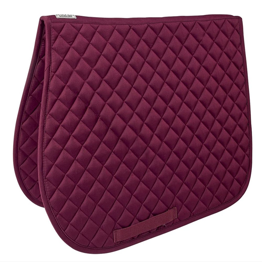 Dover Saddlery DS Quilted All-Purpose Saddle Pad, Size: All-Purpose-A/P, Color: Burgundy