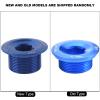 SolUptanisu Aluminum Alloy Bike Crank Bolt, Blue, Round Head, M8x1.25, M8, 28mm, 10mm, 8mm, 12g, 1pc, Heavy-Duty, SLX Compatible view 2