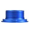 SolUptanisu Aluminum Alloy Bike Crank Bolt, Blue, Round Head, M8x1.25, M8, 28mm, 10mm, 8mm, 12g, 1pc, Heavy-Duty, SLX Compatible view 4