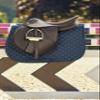 Dover Saddlery DS Quilted All-Purpose Saddle Pad, Size: All-Purpose-A/P, Color: Navy view 3