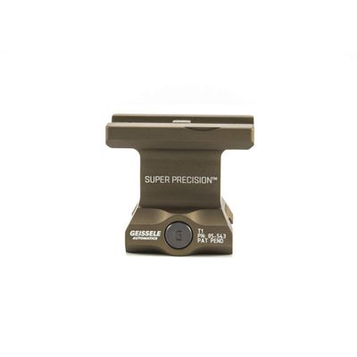 Geissele Super Precision T1 Series Scope Mount, 1.93in Height, Desert Dirt Color, 05-543S