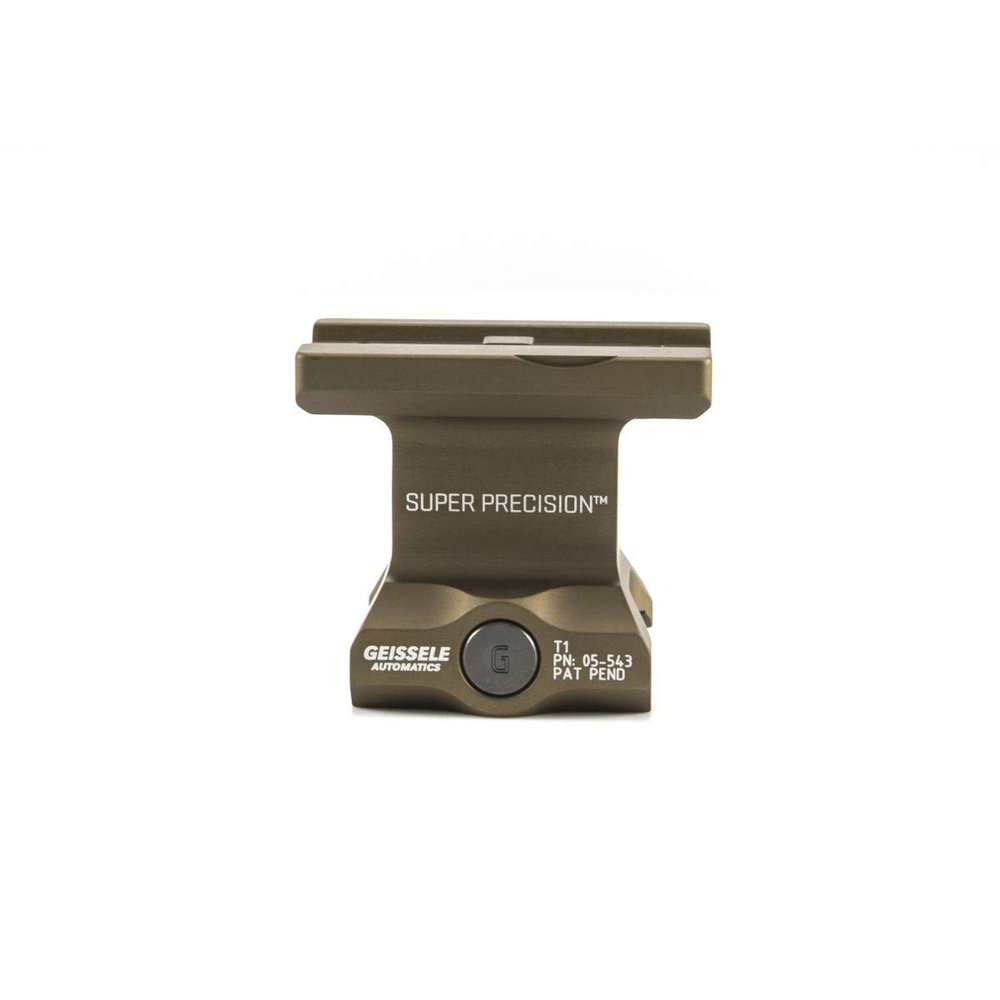 Geissele Super Precision T1 Series Scope Mount, 1.93in Height, Desert Dirt Color, 05-543S