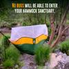 Ryno Tuff X-Large 2 Person Camping Hammock with Mosquito Net - Compact Double Hammock with Bug Net, Pocket, Tree Straps & Heavy Duty Carabiners - Parachute Grade Nylon Can Hold Over 600lbs of Weight view 3