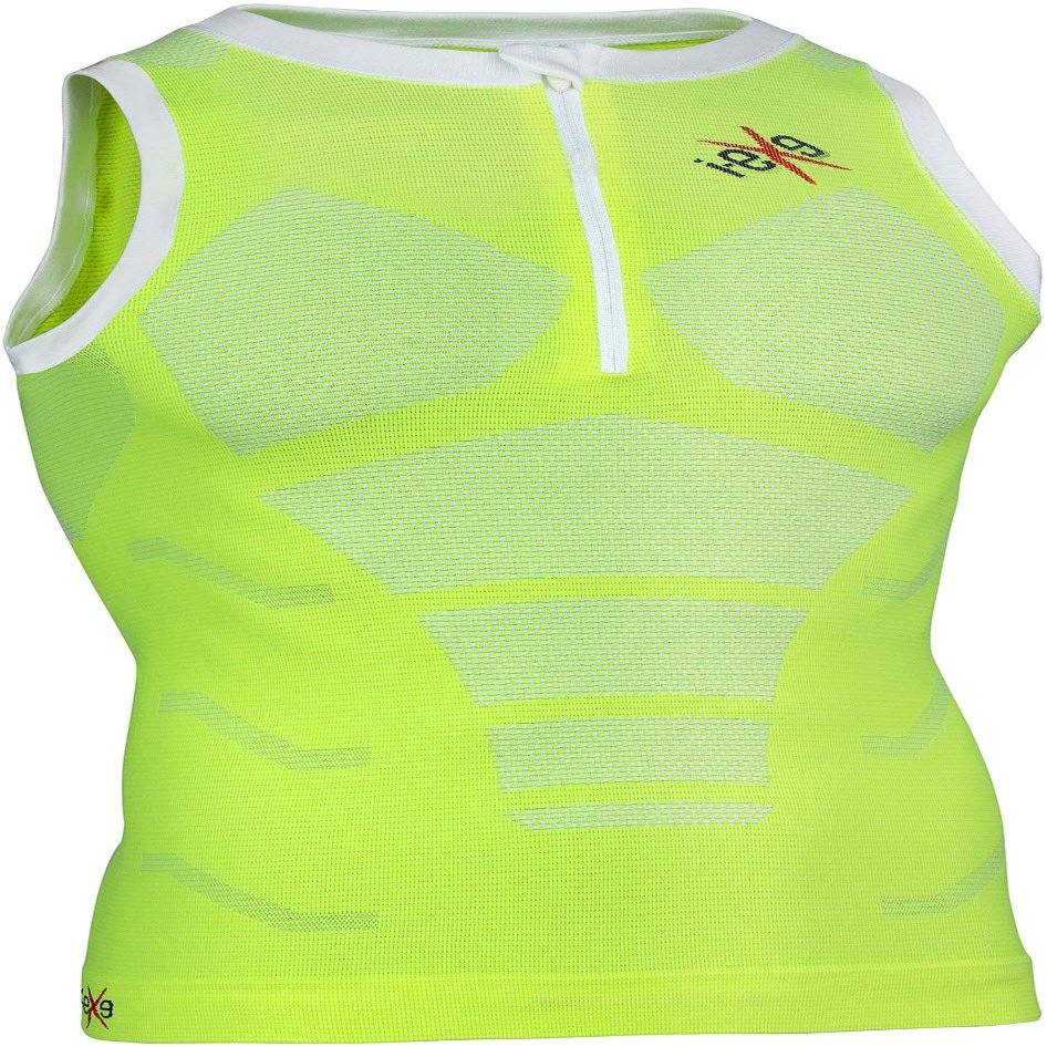 I-EXE Men's Gold Running Compression Tank Top | Sleeveless Gym & Workout Shirt | Athletic Exercise Recovery Top | Large - X-Large