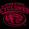 CornBorn Iowa State Baby Romper - Cy The ISU Cyclones Mascot Swirl - Black - 12M view 2