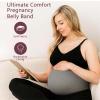 Diravo Womens Maternity Belly Band for Pregnancy Non-slip Silicone Stretch Pregnancy Support Belly Belt Bands view 2