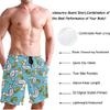 visesunny Duck Cartoon Pattern Mens Swim Trunks Summer 3D Print Graphic Casual Athletic Swimming Short with Mesh Lining S-XXL view 4
