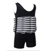 Kid Girls Boys One Piece Swimwear Swimsuit with Adjustable Buoyancy Training Float Suit Life Jacket Swim Vest Summer Swimming Floatation Safety Pool Beach Floating Beachwear Black 5-6 view 2