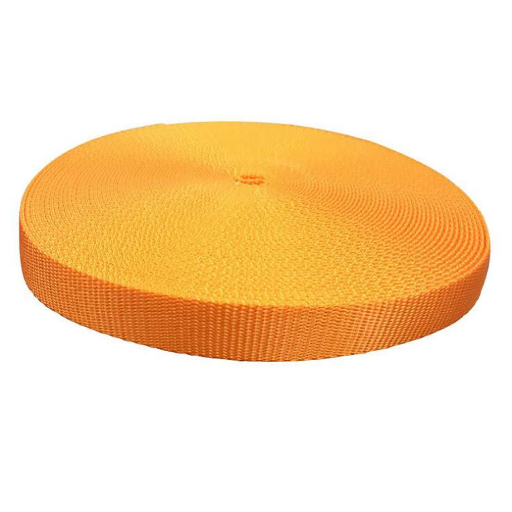 Cenme Nylon Woven Webbing Strap,Nylon Rope Heavy Flat Strapping,16mm/19mm/25mm W x 100 Yards,Waterproof for Bags,Bags,Handbags,School Bags,Backpacks,Dog Leash,Canoe Seat,Furniture