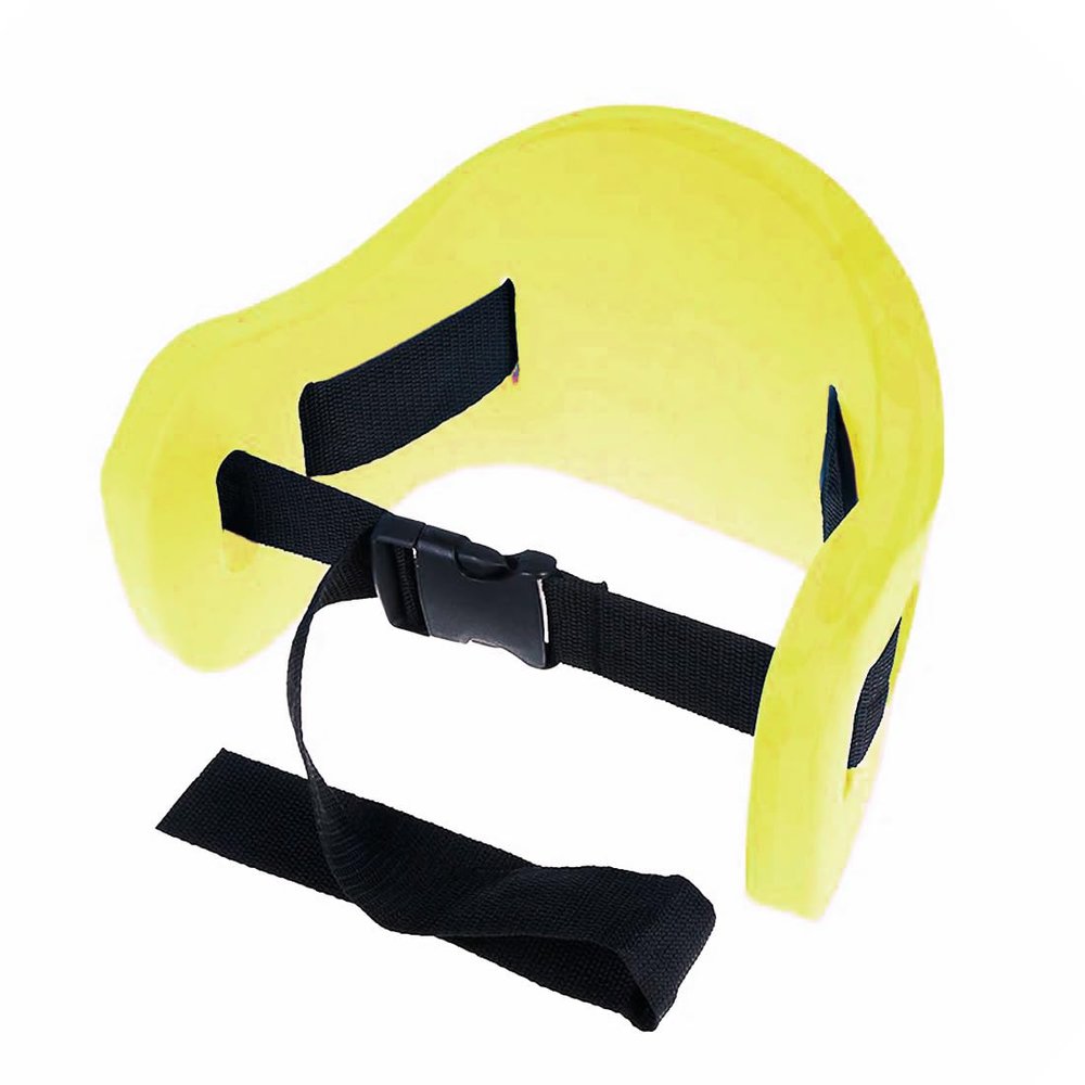 YCYU Pool Back Floating Swim Belt EVA Foam Swimming Training Aid Waist Adult Kids Pool Float Kickboard (Yellow)