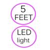 AC Adapter for BodyRider brb5890 Cardio Dual Trainer Upright Bike Power Supply, 5 Feet, with LED Indicator view 2