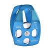 Alomejor Climbing Single Pulley 28KN Alloy Pulley with Swing Plate Heavy Duty Single Swivel Rope Pulley Fixed Tree Rock Climbing(Blue) view 1