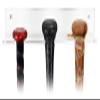 Better Display Cases 3 Baseball Bats Display Vertical Clear Acrylic Standard Size Wall Mount (A065) view 1