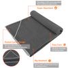 IUGA Yoga Towel for Hot Yoga Non Slip Extra Thick Yoga Mat Towel + Hand Towel 2in1 Set with Corner Pockets Super Absorbent and Quick Dry Hot Yoga Towel view 2