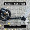 KOHLBURG 13 lbs Massive Motorcycle Security Chain Lock - 5 ft Long with Our Highest German Security Level 10plus of 10 - Heavy Duty Steel Chain 0.5" - Anti Theft Lock for Motorcycle Scooter & Ebike view 4