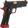 Evike Airsoft - Predator Tactical Iron Shrike Gas Blowback Airsoft 1911 Airsoft Pistol by King Arms (Color: Red / CO2) view 2