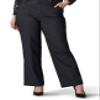 Lee Women's Plus Size Ultra Lux Comfort with Flex Motion Trouser Pant Black 22W, 22 Long view 1