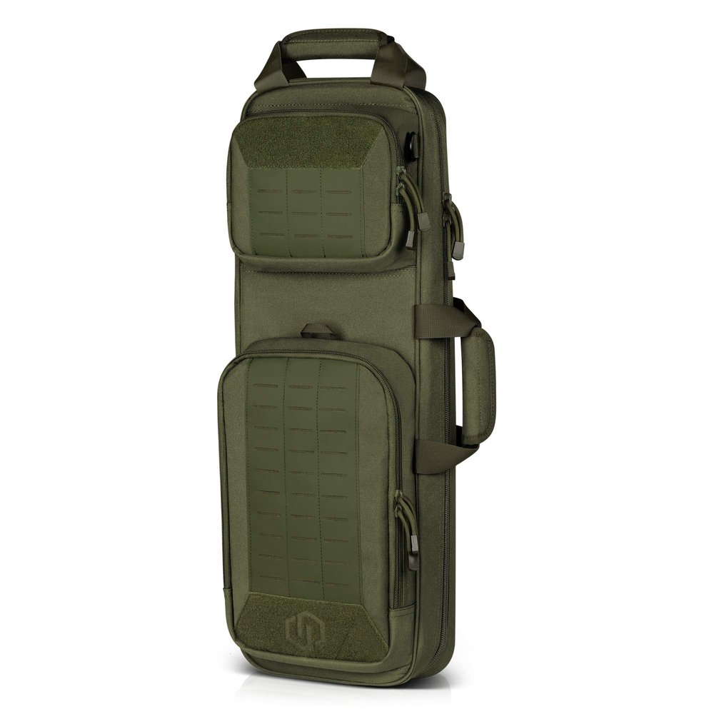 Savior Equipment Urban Takedown Bag Backpack Survival Gun Transportation Case Sling Pack, Deluxe Carrying Handle, w/Shoulder Straps Included, Olive Drab Green