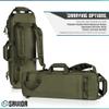 Savior Equipment Urban Takedown Bag Backpack Survival Gun Transportation Case Sling Pack, Deluxe Carrying Handle, w/Shoulder Straps Included, Olive Drab Green view 3