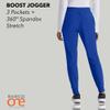BARCO One Boost Classic Fit Scrub Jogger for Women  Cobalt, 3-Pocket Mid-Rise Pants w/ 360 Spandex Stretch, Moisture Wicking, Anti-Static and Quick-Shed  Medium, Petite Fit view 4