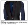 O'Neill Men's Heat 4/3mm Back Zip Full Wetsuit, Black/Black, L view 3