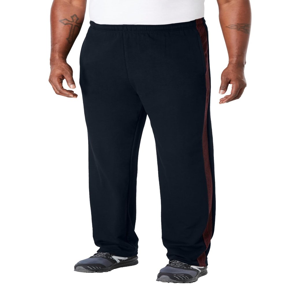 KingSize Men's Big & Tall Snow Lodge Sweatpants - Tall - XL, Black