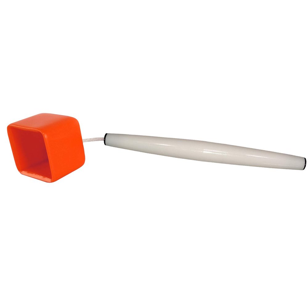 FCI Billiards Vinyl Chalk Holder - White Stick (Orange)