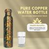 AC ANAND CRAFTS Copper Water Bottle for Drinking Water | 100% Pure Copper Water Bottle | Leak Proof | Meena Design | Ayurvedic Benefits | Best for Gifting | Suitable for Yoga, School & Office - 32 Oz view 3