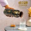 AC ANAND CRAFTS Copper Water Bottle for Drinking Water | 100% Pure Copper Water Bottle | Leak Proof | Meena Design | Ayurvedic Benefits | Best for Gifting | Suitable for Yoga, School & Office - 32 Oz view 4