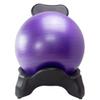 YUEWO Yoga Ball Chair Balance Ball Chair Exercise Stability Ball Premium Ergonomic Chair Home Office Fitness Seat Office Chair Stool Chair Desk with Air Pump Purple view 1