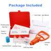 Snake Bite Kit, Bee Sting Kit, Emergency First Aid Supplies, Venom Extractor Suction Pump, Bite and Sting First Aid for Hiking, Backpacking and Camping. Includes Bonus CPR face Shield (Orange) view 3