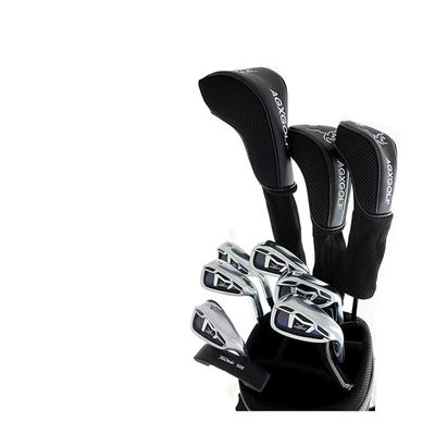 AGXGOLF Senior Men's Regular Length Magnum XL Edition Complete Golf Club Set w/460cc Driver, 3 Wood, #3 Hybrid, 5-9 Irons, Wedge: Right Hand: USA Built ! Bag NOT Included!