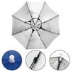 3 Pieces Rainbow Umbrella Hats Camouflage Fishing Cap Beach Umbrella Headband(Style B) view 2