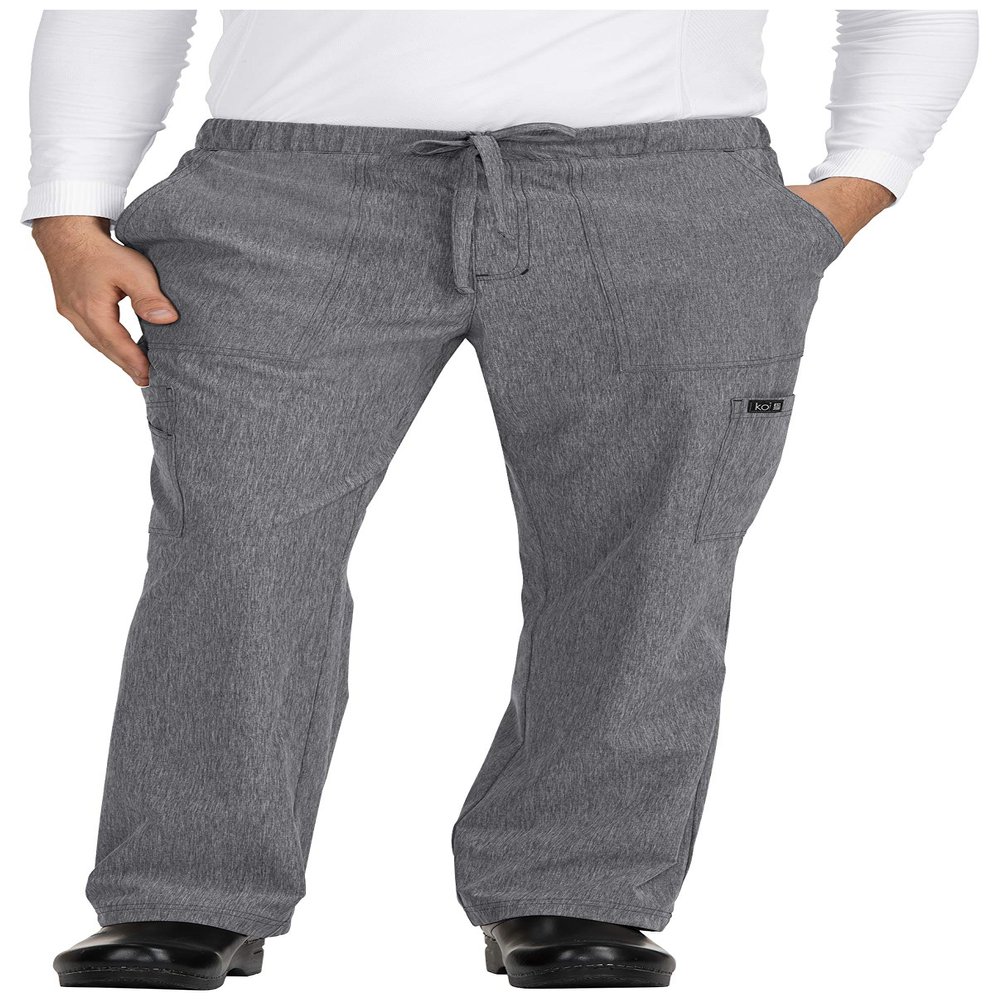 KOI Basics for Men 605 Luke Pant (Heather Grey, Large)