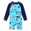 HUAANIUE Baby/Toddler Boy One-Piece Swimsuit UPF 50+ Long Sleeve Swimwear view 3