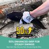 Amy Sport Upgraded Grip Golf Gloves Men Value 2 Pack for Left Right Handed Golfers, Anti Slip All Weather Comfortable Glove with Soft Breathable Fit Sizes S M ML L XL (White-2 Pack, Large, Left) view 3