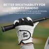Amy Sport Upgraded Grip Golf Gloves Men Value 2 Pack for Left Right Handed Golfers, Anti Slip All Weather Comfortable Glove with Soft Breathable Fit Sizes S M ML L XL (White-2 Pack, Large, Left) view 4