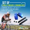 ALIEN PROS Bike Handlebar Tape EVA (Set of 2) Blue - Enhance Your Bike Grip with These Bicycle Handle bar Tape - Wrap Your Bike for an Awesome Comfortable Ride (Set of 2, Blue) view 4