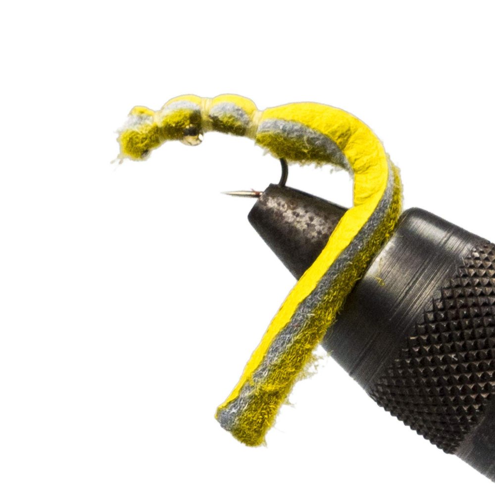 Bush Craft Fly Trout Leather I#14 Mustard x 3 84171