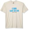 Marky G Apparel Men's Graphic Premium Fitted Suided V-Neck, Cabo San Lucas/Sand, Medium view 1
