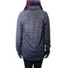 Birsppy Soho Threads Women's Sherpa-Lined Shirt Jacket, Black/White Houndstooth (Medium) view 2