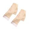 Suoirblss 2 Pairs Sunblock Arm Sleeves Fashion Lace UV Sun Protection Long Sleeve Fingerless Glove for Women's Ladies Driving Outdoor Sports (Beige) view 1