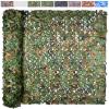 Yeacool Camo Netting for Hunting Burlap Camouflage Netting Outdoor Shade Camo Tarp for Party Decor Birthday Dinosaur Kids Ford Sunshade (Woodland Camo, 49.2ftx4.9ft, 15m*1.5m) view 1