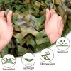 Yeacool Camo Netting for Hunting Burlap Camouflage Netting Outdoor Shade Camo Tarp for Party Decor Birthday Dinosaur Kids Ford Sunshade (Woodland Camo, 49.2ftx4.9ft, 15m*1.5m) view 2