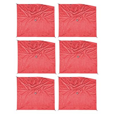 CLAM Quick-Set Screen Hub Red Fabric Wind & Sun Panels, Accessory Only (6 Pack)